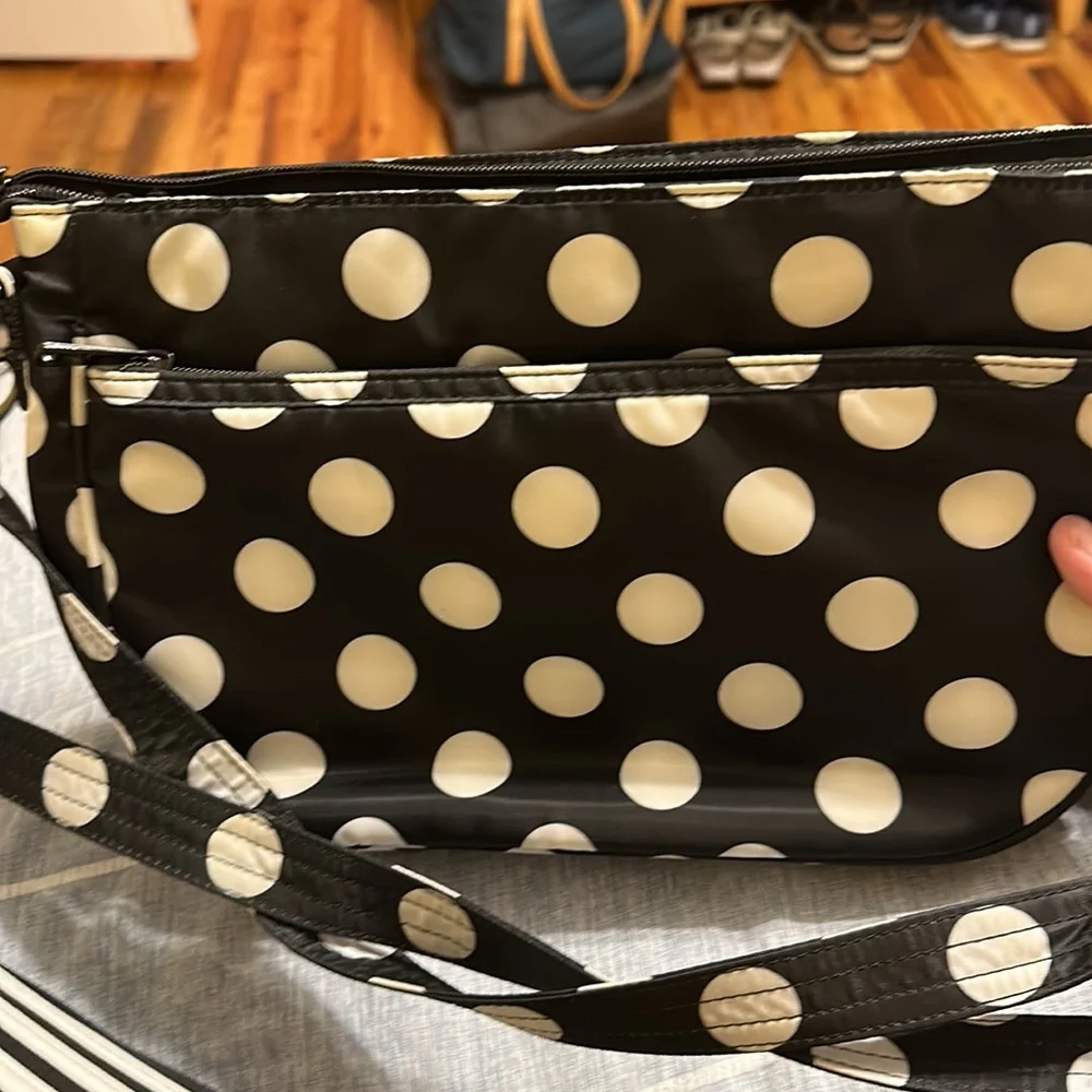 Lug Mambo black and white bag multiple compartments like new - Picture 6 of 7